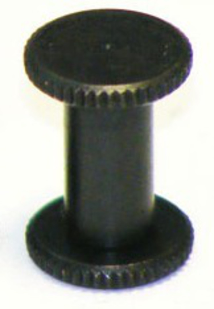 12mm Black Knurled Interscrew image 0